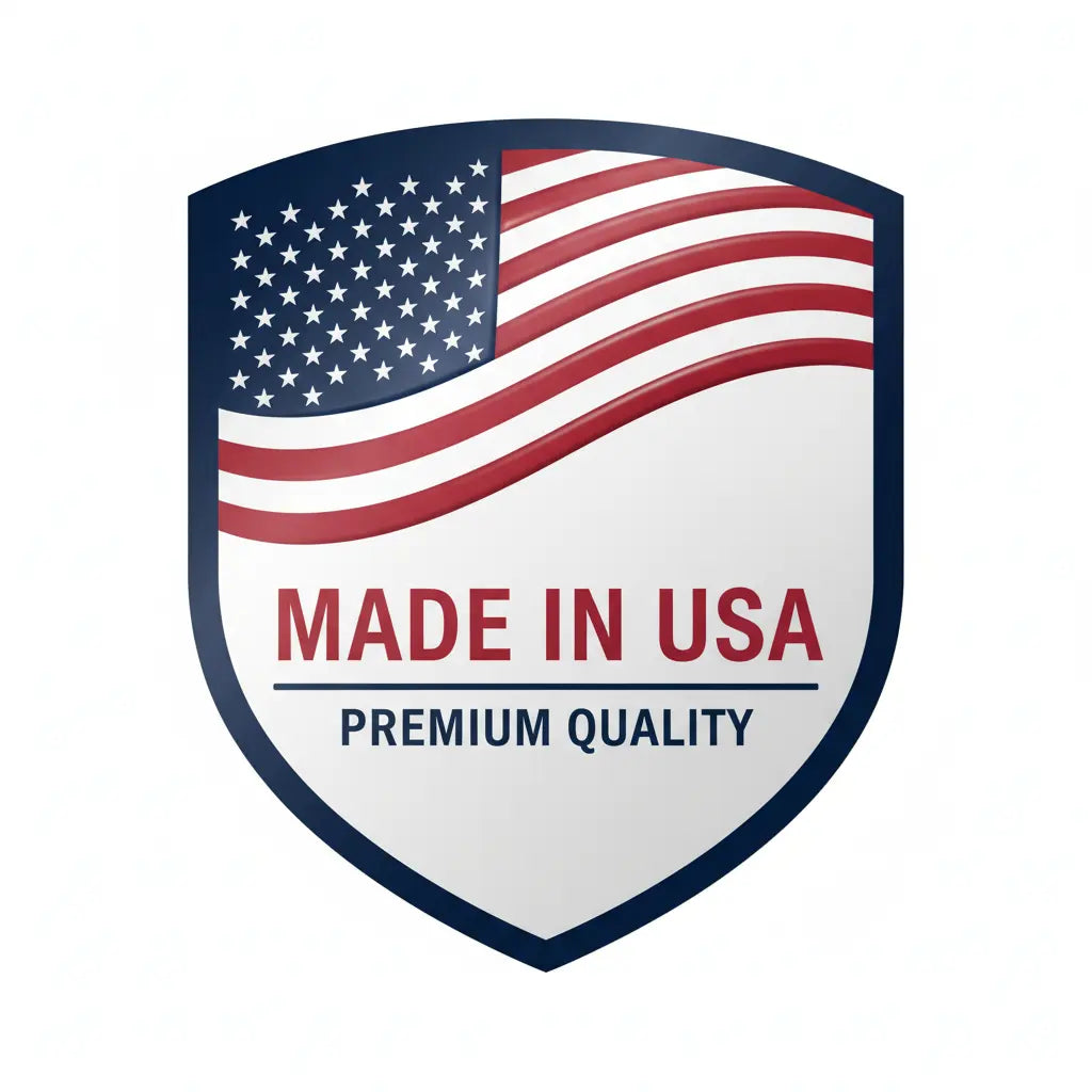 Made in USA Badge - Red White Blue